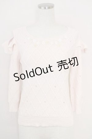 画像: LODISPOTTO / ビジュートップス  ピンク T-25-08-03-023-LO-TO-AS-ZT