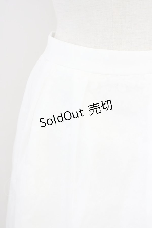 画像3: LODISPOTTO / チュールレイヤードスカート  白 T-25-08-03-035-LO-SK-AS-ZT330 (3)