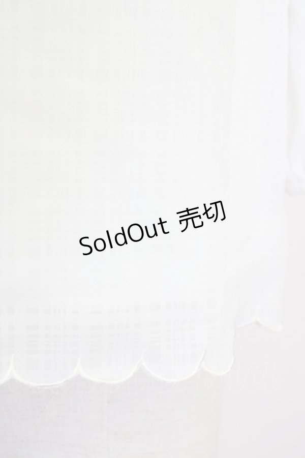 画像5: LODISPOTTO / シフォントップス  白 T-25-08-03-006-LO-TO-AS-ZT393 (5)