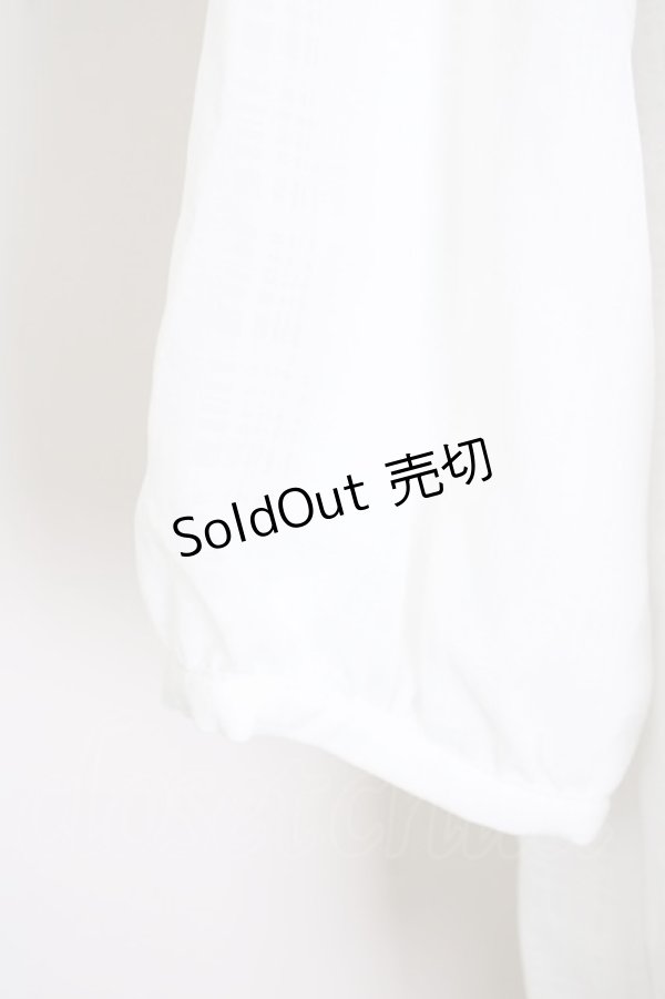 画像6: LODISPOTTO / シフォントップス  白 T-25-08-03-006-LO-TO-AS-ZT393 (6)