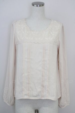 画像: LODISPOTTO / シフォントップス  ベージュ T-25-08-03-012-LO-TO-AS-ZT