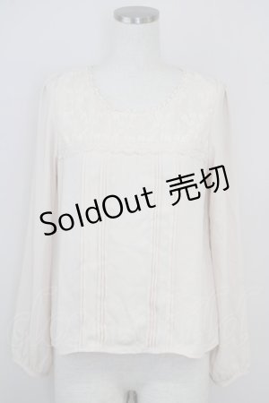 画像: LODISPOTTO / シフォントップス  ベージュ T-25-08-03-012-LO-TO-AS-ZT393