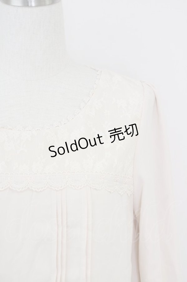 画像3: LODISPOTTO / シフォントップス  ベージュ T-25-08-03-012-LO-TO-AS-ZT393 (3)