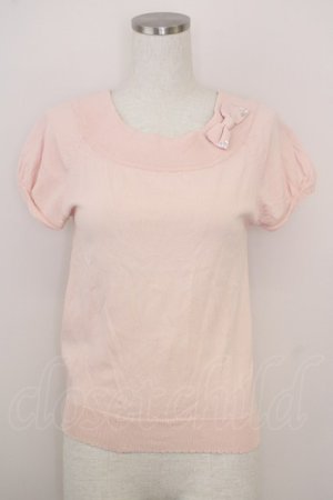 画像: LODISPOTTO / オフショルトップス  ピンク T-25-08-03-016-LO-BL-AS-ZT