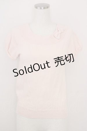 画像: LODISPOTTO / オフショルトップス  ピンク T-25-08-03-016-LO-BL-AS-ZT331