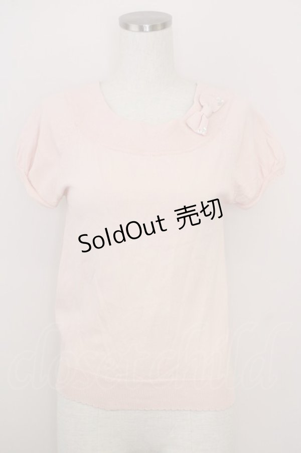 画像1: LODISPOTTO / オフショルトップス  ピンク T-25-08-03-016-LO-BL-AS-ZT331 (1)