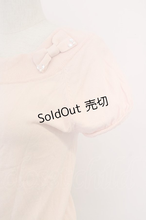 画像3: LODISPOTTO / オフショルトップス  ピンク T-25-08-03-016-LO-BL-AS-ZT331 (3)