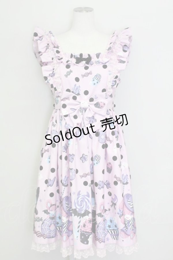 画像1: Angelic Pretty / Happy Treat Partyジャンパースカート  ピンク T-25-08-06-024-AP-OP-SA-ZI (1)