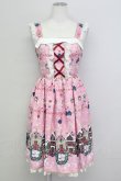 画像1: Angelic Pretty / Fancy Noelジャンパースカート  ピンク T-25-08-06-025-AP-OP-SA-ZT (1)