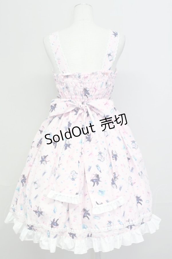 画像2: metamorphose / Medicine of love〜恋のおくすり〜ジャンパースカート 1 ピンク T-25-08-06-028-ME-OP-SA-ZI (2)