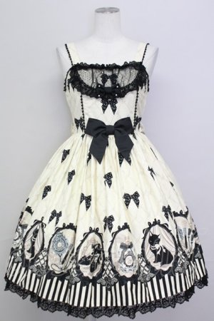画像: Angelic Pretty / Cinema Dollジャンパースカート  アイボリー T-25-08-06-029-AP-OP-SA-ZT