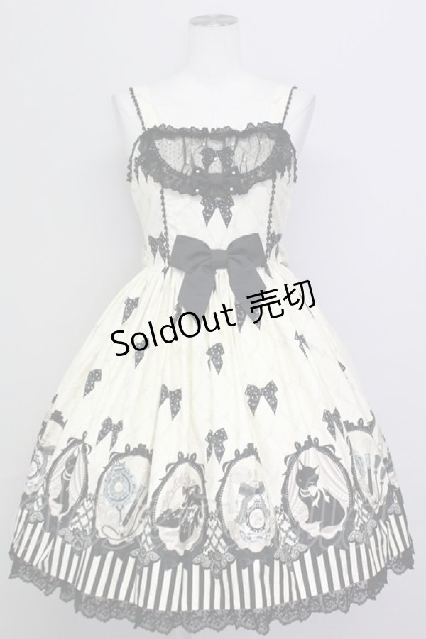画像1: Angelic Pretty / Cinema Dollジャンパースカート  アイボリー T-25-08-06-029-AP-OP-SA-ZI (1)