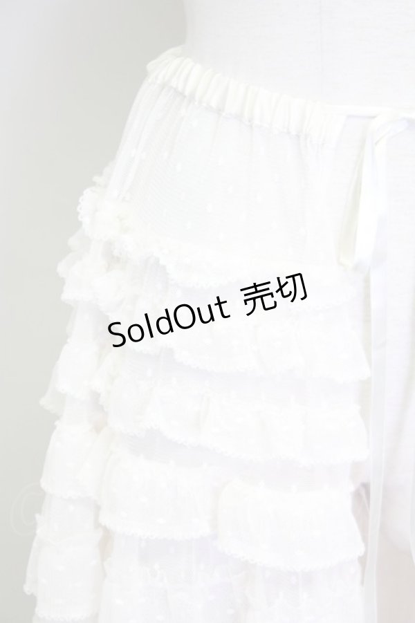 画像3: PINK HOUSE / ポルカドットチュールタブリエ  キナリ T-25-08-06-030-LO-SK-SA-ZI (3)