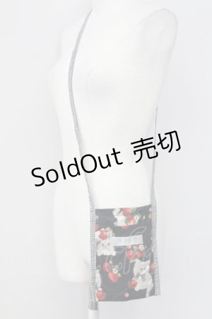 画像: alcali / 青木美沙子コラボ ノベルティサコッシュ  ブラック T-25-08-06-042-LO-BG-SA-ZT