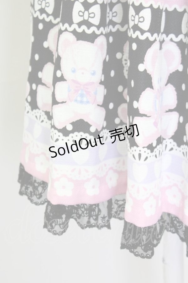 画像4: Angelic Pretty / Fancy Borderジャンパースカート  ブラック T-25-08-06-018-AP-OP-SA-ZT (4)