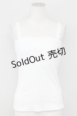 画像: LODISPOTTO / キャミソール  白 T-25-08-09-001-LO-BL-AS-ZT