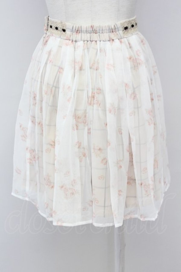 画像2: LODISPOTTO / チュールレイヤードスカート  オフ T-25-08-09-026-LO-SK-AS-ZT493 (2)