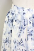 画像3: LODISPOTTO / 花柄スカート  オフｘブルー T-25-08-09-032-LO-SK-AS-ZT (3)