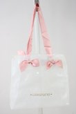 画像2: LODISPOTTO / ビニールリボンバッグ  ピンク T-25-08-09-037-LO-BG-AS-ZT486 (2)