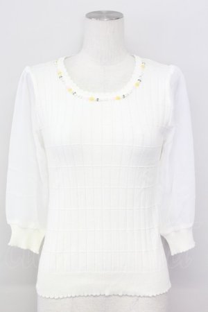 画像: LODISPOTTO / ビジュートップス  オフ T-25-08-09-005-LO-TO-AS-ZT