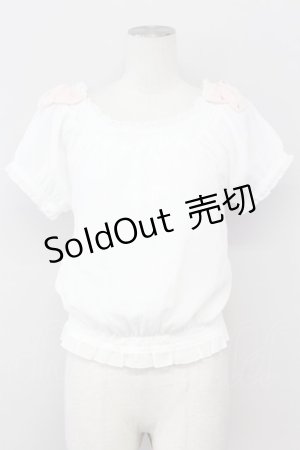 画像: LODISPOTTO / オフショルトップス  黒ｘ白 T-25-08-09-010-LO-BL-AS-ZT492