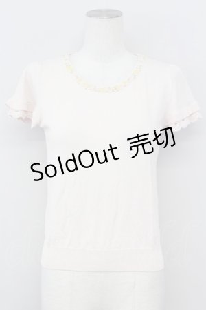 画像: LODISPOTTO / ビジュートップス  ピンク T-25-08-09-011-LO-TO-AS-ZT