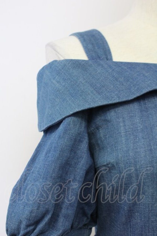 画像3: LODISPOTTO / デニムワンピース  青 T-25-08-09-021-LO-OP-AS-ZT492 (3)