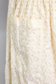 画像3: Jane Marple Dans Le Salon /Flower laceマリンカラードレス M イエロー T-25-08-10-019-JM-OP-SZ-ZT (3)