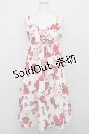 画像: MILK / ラブベリーキャミドレス  ピンク T-25-08-10-026-ML-OP-HR-ZS