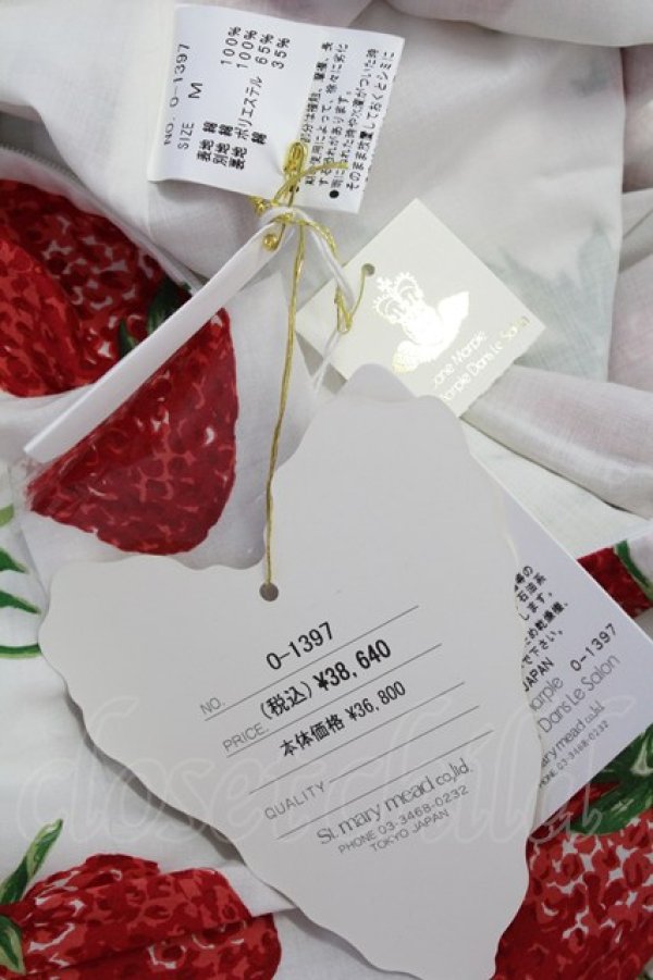 画像6: Jane Marple / ロイヤルストロベリーのワンピース  オフ T-25-08-10-015-JM-OP-ET-ZT349 (6)