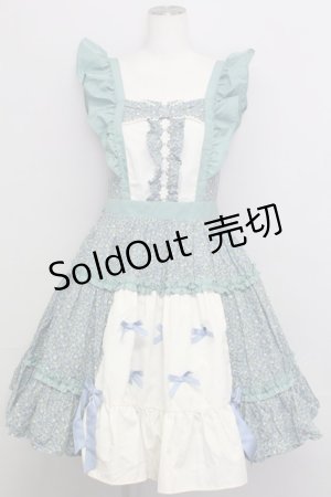 画像: axes femme kawaii / ハミングフローラジャンスカ  グリーン T-25-08-16-028-AX-OP-SA-ZI