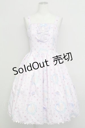 画像: Chalmiere / ハッピードリームキティジャンパースカート  ピンク T-25-08-16-029-LO-OP-SA-ZH