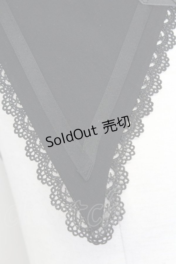 画像3: DearMyLove / バックル十字架チャームつけ襟  黒 T-25-08-16-039-EL-ZA-SA-ZI (3)