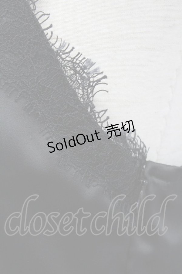 画像4: Ank Rouge / プリーツキャミワンンピース  黒 T-25-08-16-018-CA-OP-SA-ZI (4)