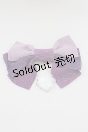 画像: Enchantlic Enchantilly / すみれスプーンリボンブローチ  ラベンダー T-25-08-21-018-LO-AC-SA-ZI