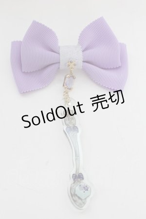 画像: Enchantlic Enchantilly / カトラリーモチーフリボンブローチ  ラベンダー T-25-08-21-026-LO-AC-SA-ZT