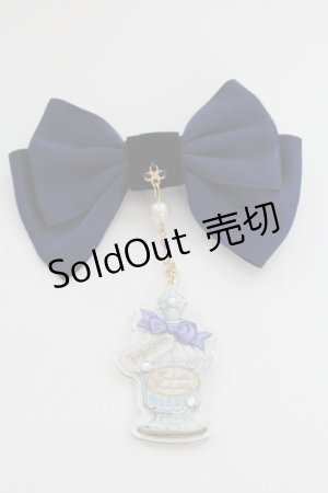 画像: Enchantlic Enchantilly / 瓶モチーフリボンブローチ  ネイビー T-25-08-21-027-LO-AC-SA-ZT