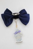 画像2: Enchantlic Enchantilly / 瓶モチーフリボンブローチ  ネイビー T-25-08-21-027-LO-AC-SA-ZT (2)