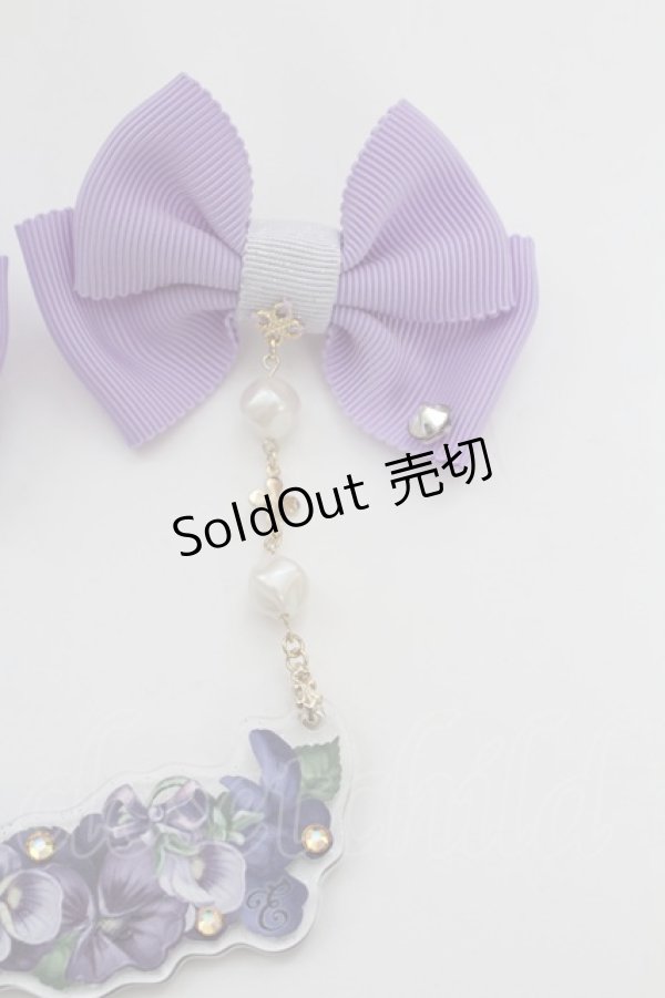 画像3: Enchantlic Enchantilly / 幸せなすみれ姫のリボンブローチ  ラベンダー T-25-08-21-028-LO-AC-SA-ZT (3)