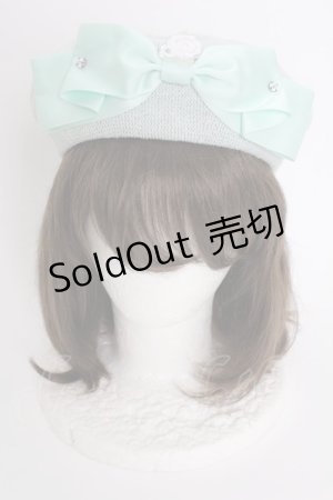 画像: Enchantlic Enchantilly / リボンベレー帽  ミント T-25-08-21-035-LO-AC-SA-ZT