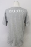 画像2: INGEBORG / 4つリボン半袖カットソー  グレー T-25-08-21-007-LO-TO-SA-ZT (2)