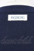 画像3: INGEBORG / ロゴスウェット  ネイビー T-25-08-21-008-LO-TO-SA-ZT (3)