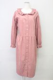 画像1: PINK HOUSE / コーデュロイワンピース  ピンク T-25-08-21-010-LO-OP-AS-ZI (1)