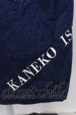 画像7: KANEKO ISAO / 裾ロゴ刺繍デニムジャンパースカート  青デニム T-25-08-21-012-EL-OP-SA-ZT (7)