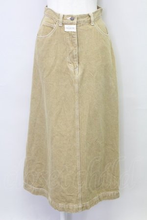 画像: INGEBORG / フロントロゴワッペンスカート  ブラウン T-25-08-21-013-LO-SK-SA-ZT