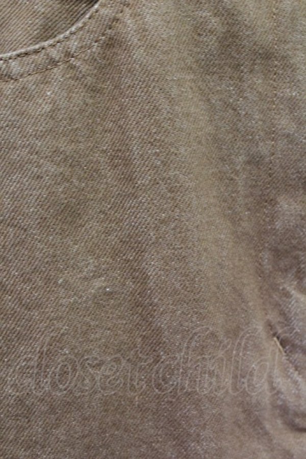 画像5: KANEKO ISAO / 後ろロゴワッペンポケットスカート  ブラウン T-25-08-21-014-EL-SK-SA-ZS (5)