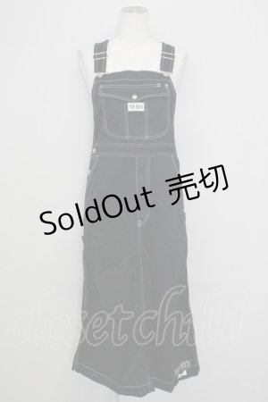 画像: PINK HOUSE / デニムオーバーオールジャンパースカート  ブルー T-25-08-24-022-LO-OP-SA-ZI