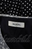 画像5: INGEBORG / レース襟重ねドットワンピース  黒Ｘ白 T-25-08-24-023-LO-OP-SA-ZT (5)