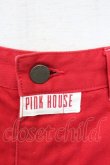 画像5: PINIK HOUSE / くまロゴ刺繍スカート L 赤Ｘブラウン T-25-08-24-034-LO-SK-SA-ZT (5)