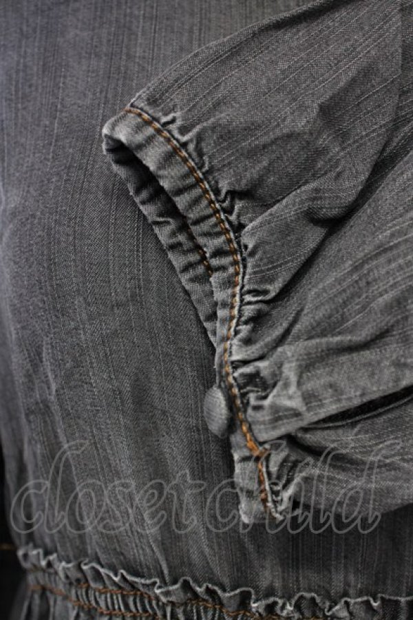 画像6: Ph Blue / デニム地ワンピース  グレー T-25-08-24-016-LO-OP-SA-ZI (6)